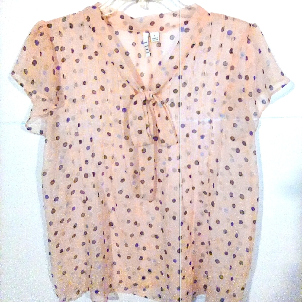 ELLE Polka Dot Top